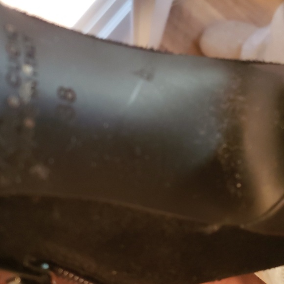 Alexander McQueen VTG Black Knee High Platform Stiletto Boots | Gothcore Baddie - Picture 8 of 16